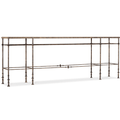 La Grange St James Metal and Stone Console