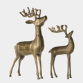 Aluminum Reindeer Statue
