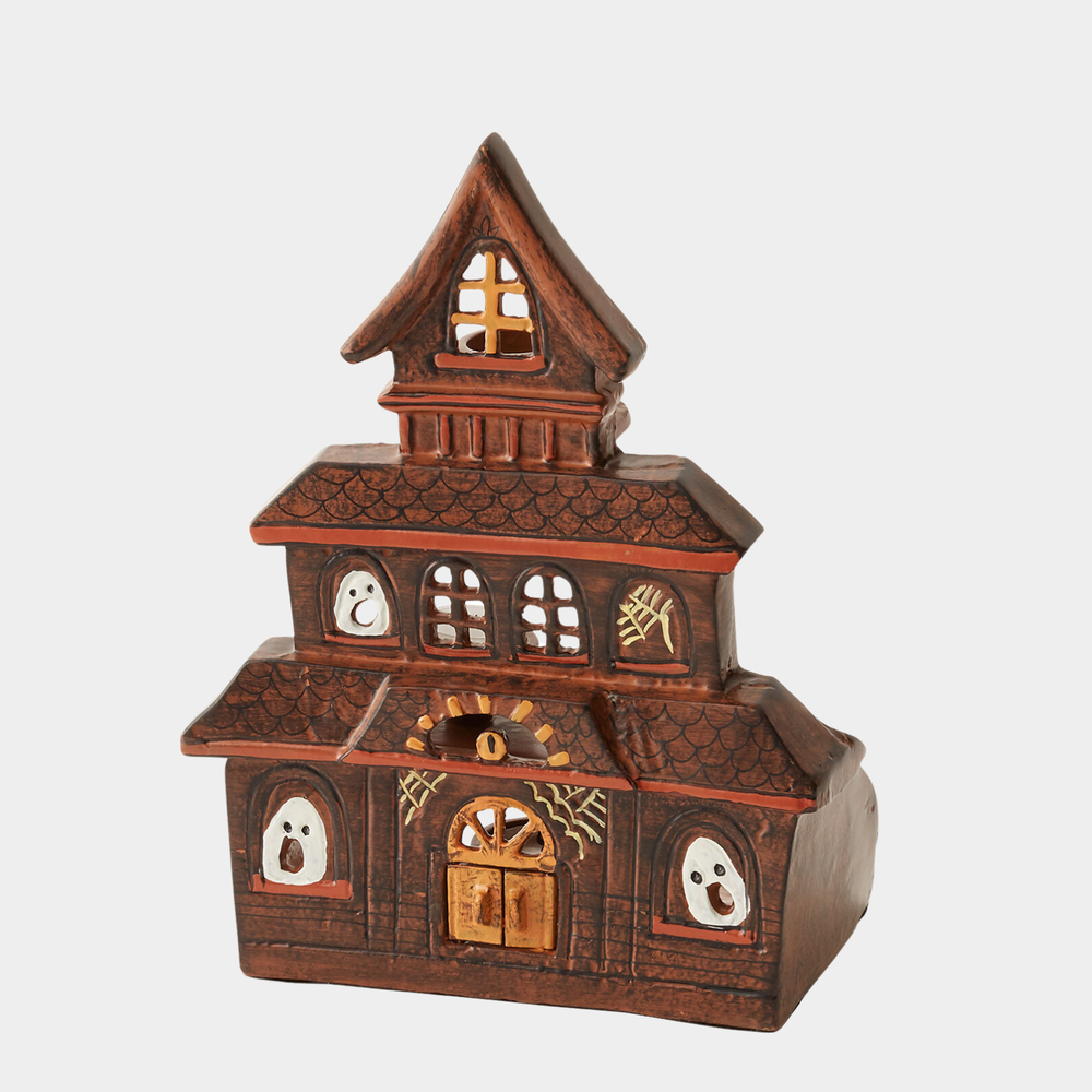 Haunted House Candleholder