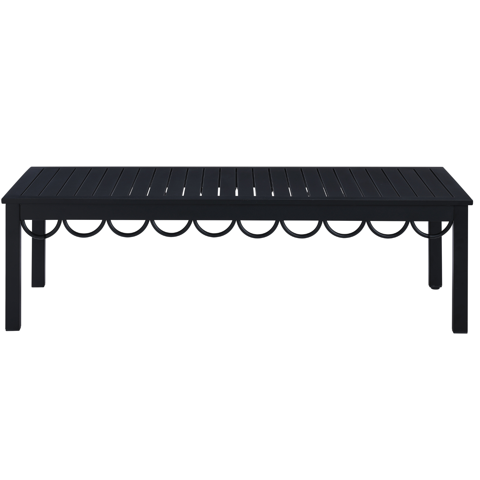 Portofino Aluminum Outdoor Patio Coffee Table