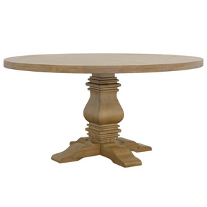 Florence Dining Table in Rustic Smoke