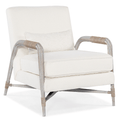 Isla Accent Lounge Chair in Macrame Arctic Fabric with Arms