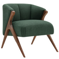Florence Accent Chair in Havana Green