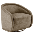 Margareth Swivel Chair in Pasadena Taupe
