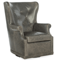 Mai Wing Swivel Club Chair – Bellaire Leather Accent Chair
