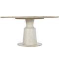 Cascade 60" Round Pedestal Dining Table – Taupe Finish