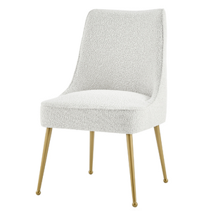 Cedric Set of 2 Dining Chair in Boucle Beige