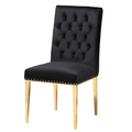 Caspera Set of 2 Dining Chairs in Black