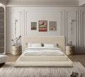 Donata Teddy Fabric Upholstered King Bed (3 Boxes)