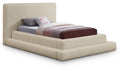 Donata Teddy Fabric Upholstered Twin Bed (3 Boxes)