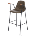 Tanner Mid Century Barstool in Olive