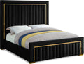 Elba Velvet Upholstered Queen Bed (3 Boxes)