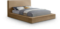 Elke Velvet Upholstered Queen Bed