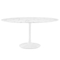 Lippa 60" Round Faux Marble Dining Table