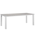 Maine 80" Outdoor Patio Dining Table