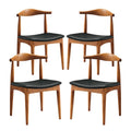 Tracy Wood Dining Chairs Set of 4
