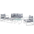 Fortuna 6 Piece Outdoor Patio Sectional Sofa Set