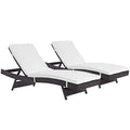 Convene Outdoor Patio Chaise Set of 2