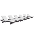 Convene Outdoor Patio Chaise Set of 6