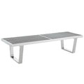 Sauna 5' Stainless Steel Bench