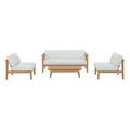 Bayport 4 Piece Outdoor Patio Teak Set