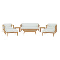 Bayport 8 Piece Outdoor Patio Teak Set