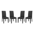 Parcel Vinyl Dining Side Chair Set of 4