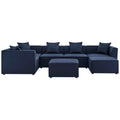 Saybrook 7-Piece Outdoor Patio Upholstered Sectional Sofa