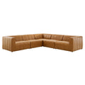 Bartlett 5-Piece Vegan Leather Sectional Sofa
