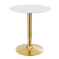Verne 28" Artificial Marble Dining Table