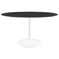 Lippa 54" Oval Faux Marble Dining Table