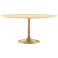 Lippa 60" Round Wood Dining Table