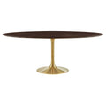 Lippa 78" Oval Wood Dining Table