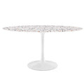 Lippa 60" Oval Terrazzo Dining Table