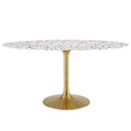Lippa 60" Oval Terrazzo Dining Table