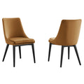 Viscount Accent Performance Velvet Dining Chairs Set of 2