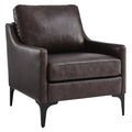 Corland Leather Armchair in Brown