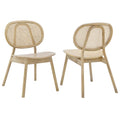 Malina Wood Dining Side Chair Set of 2