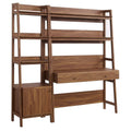 Bixby 2-Piece Wood Office Desk and Bookshelf