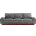 Oasis Upholstered Fabric Sofa in Gray