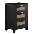 Dixie 24" Solid Wood Bathroom Vanity Cabinet (Sink Basin Not Included)