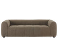 Liana Upholstered Fabric Sofa in Mocha