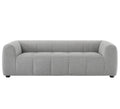 Liana Upholstered Fabric Sofa in Pewter