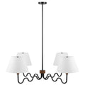 Sunlit Squiggle 4-Arm Pendant Light