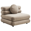 Jubilee Armless Chair in Taupe