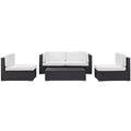 Camfora 5 Piece Outdoor Patio Sectional Set
