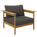 Wren Outdoor Patio Teak Wood Armchair