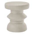 Terza Indoor - Outdoor Patio Concrete Side Table