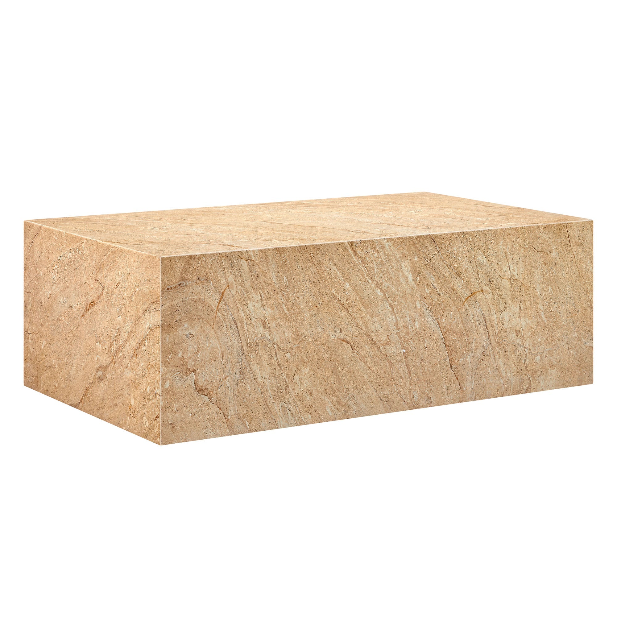 Jordana Concrete Table in Travertine