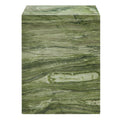 Jordana Side Table in Green Marble
